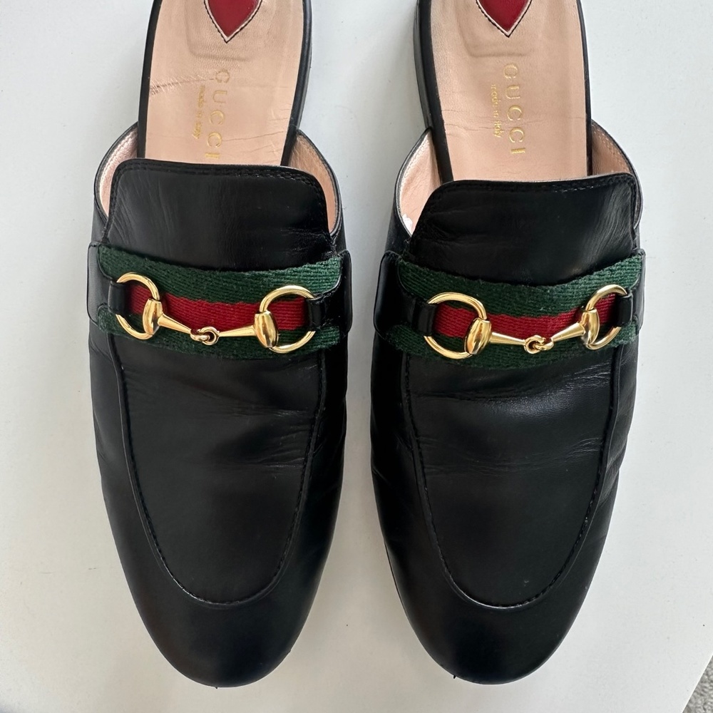 Gucci loafer slides